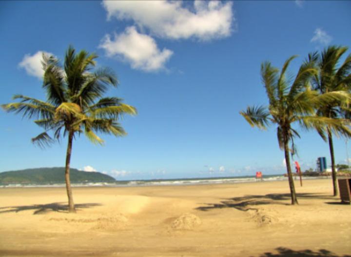 Appartamento Apartamento pé na areia Santos  Esterno foto